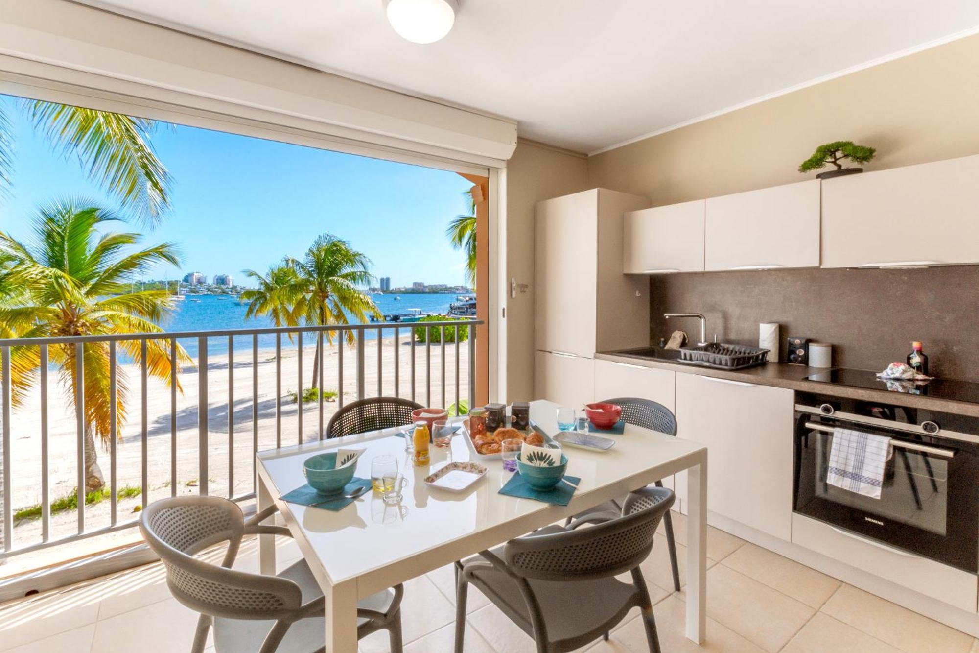 Vue Imprenable Sur Le Lagon, Appartement 1Ch 4P Baie Nettle 外观 照片